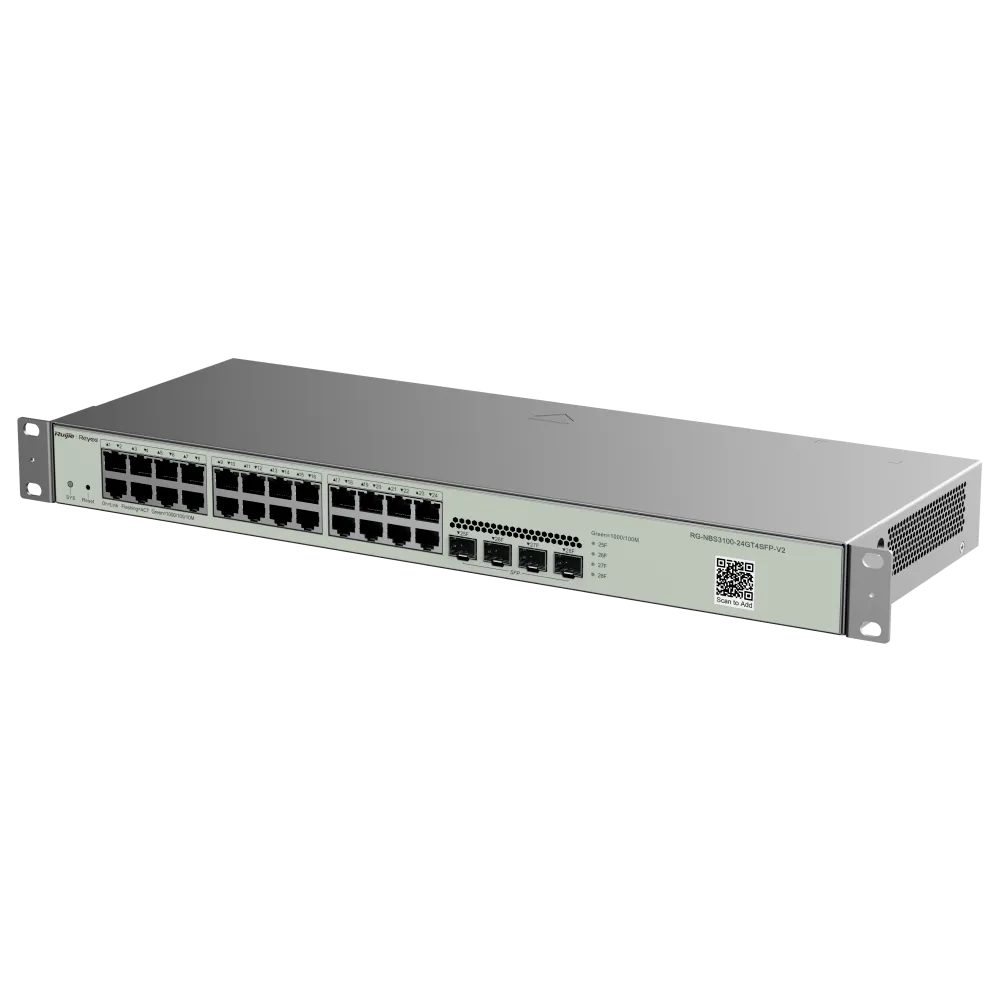 Switch Gestionado RG-NBS3100-24GT4SFP-V2 Capa 2 Cloud