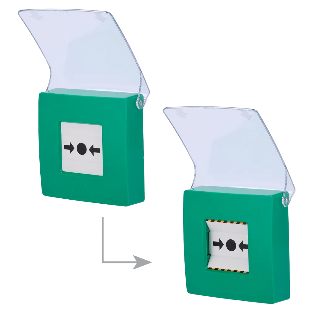 Pulsador Manual Jeweller AJ-MANUALCALLPOINT-GREEN Ajax