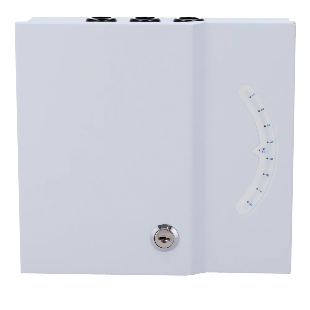 AC24V8A-PD8 Caja Distribución 24V 192W con Fusibles