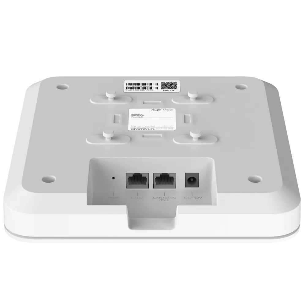 Punto de Acceso Wi-Fi 6 Reyee RG-RAP2260 Dual Band PoE