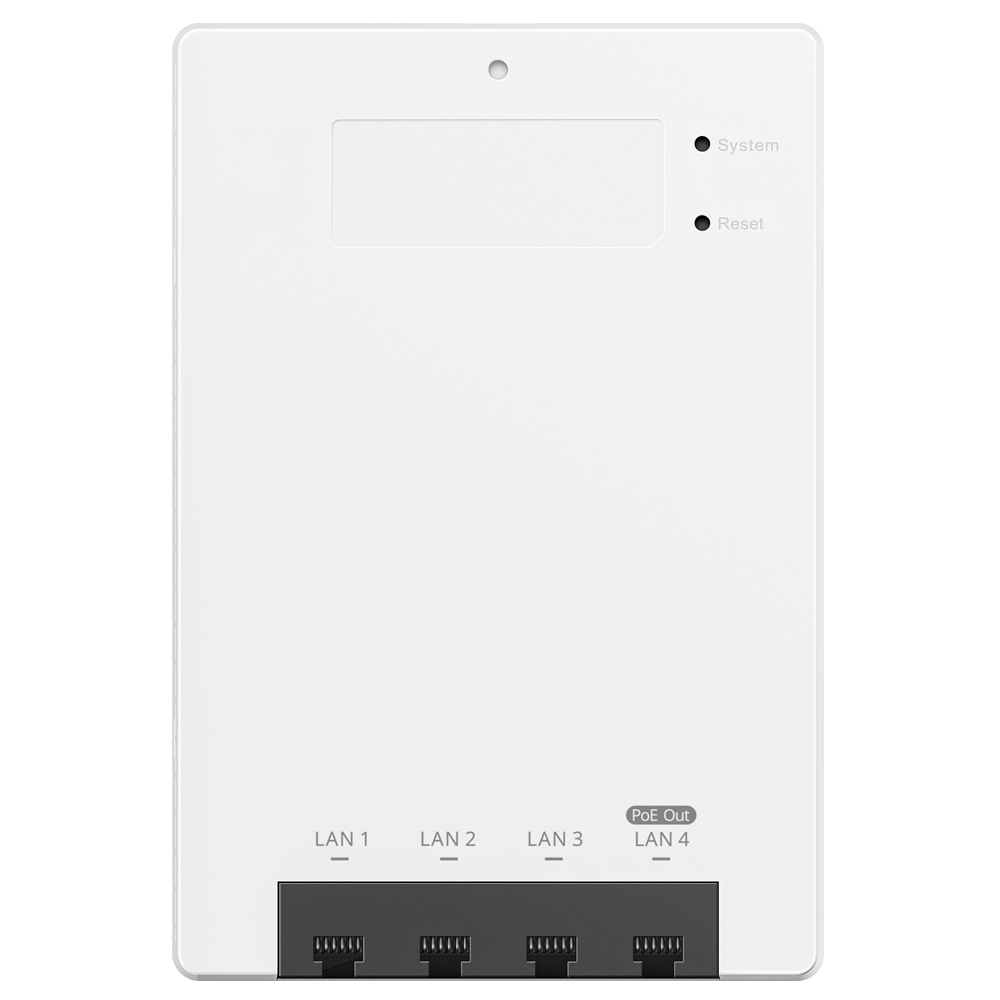 Reyee - RG-RAP62-Wall - Punto de acceso Wi‑Fi 6 Dual (2.4/5 GHz) PoE - Imagen 2