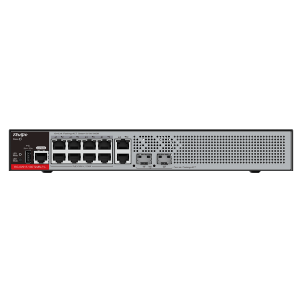 Switch Gigabit PoE Gestionable RG-S2915-10GT2MS-P-L Ruijie - Seguridad ...