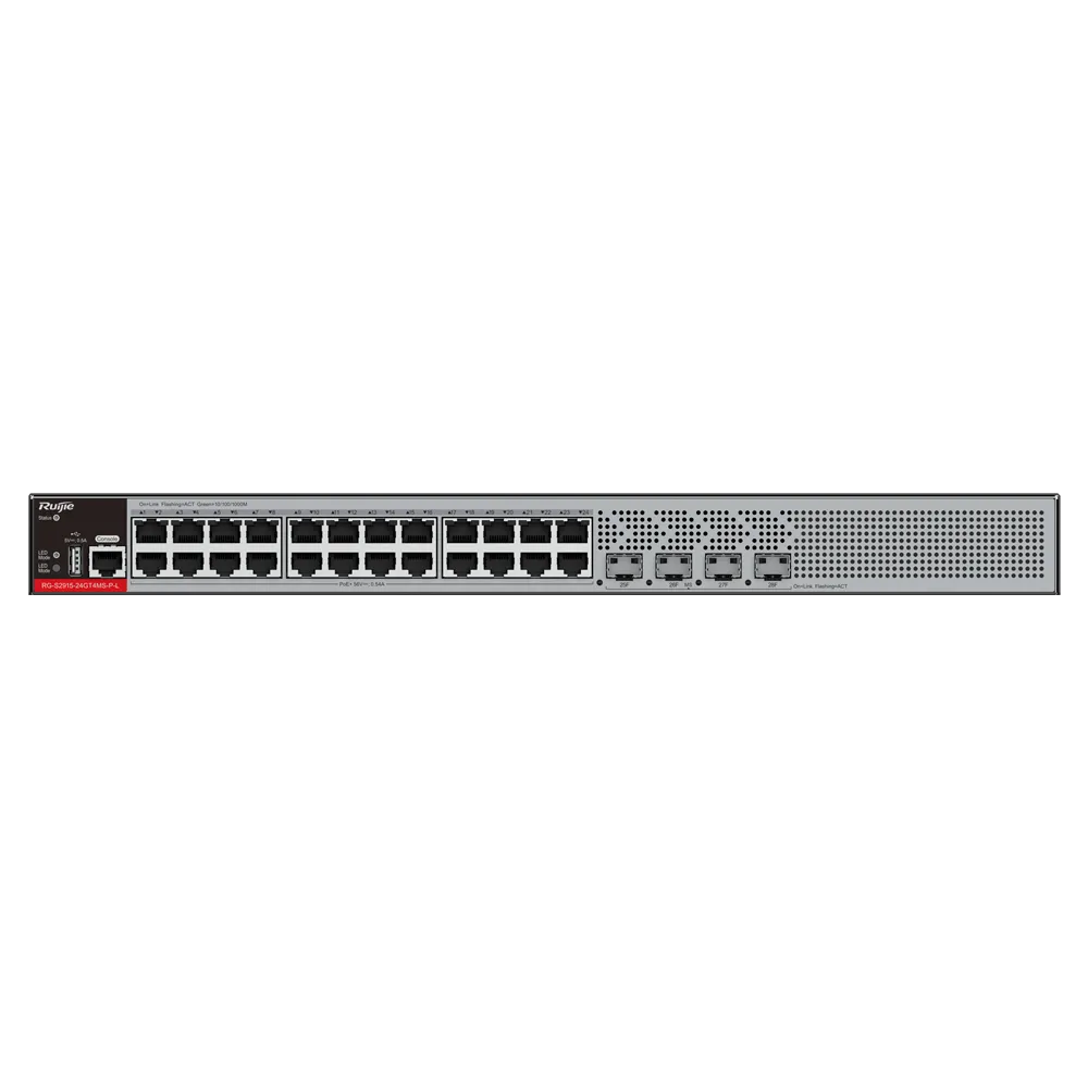 Switch Gigabit PoE+ Gestionable RG-S2915-24GT4MS-P-L