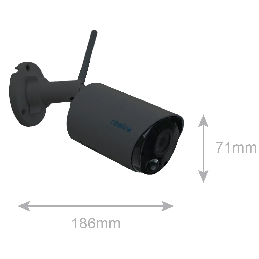 Cámara WiFi Exterior Reolink RL-ARGUS-B320-B 3MP Solar