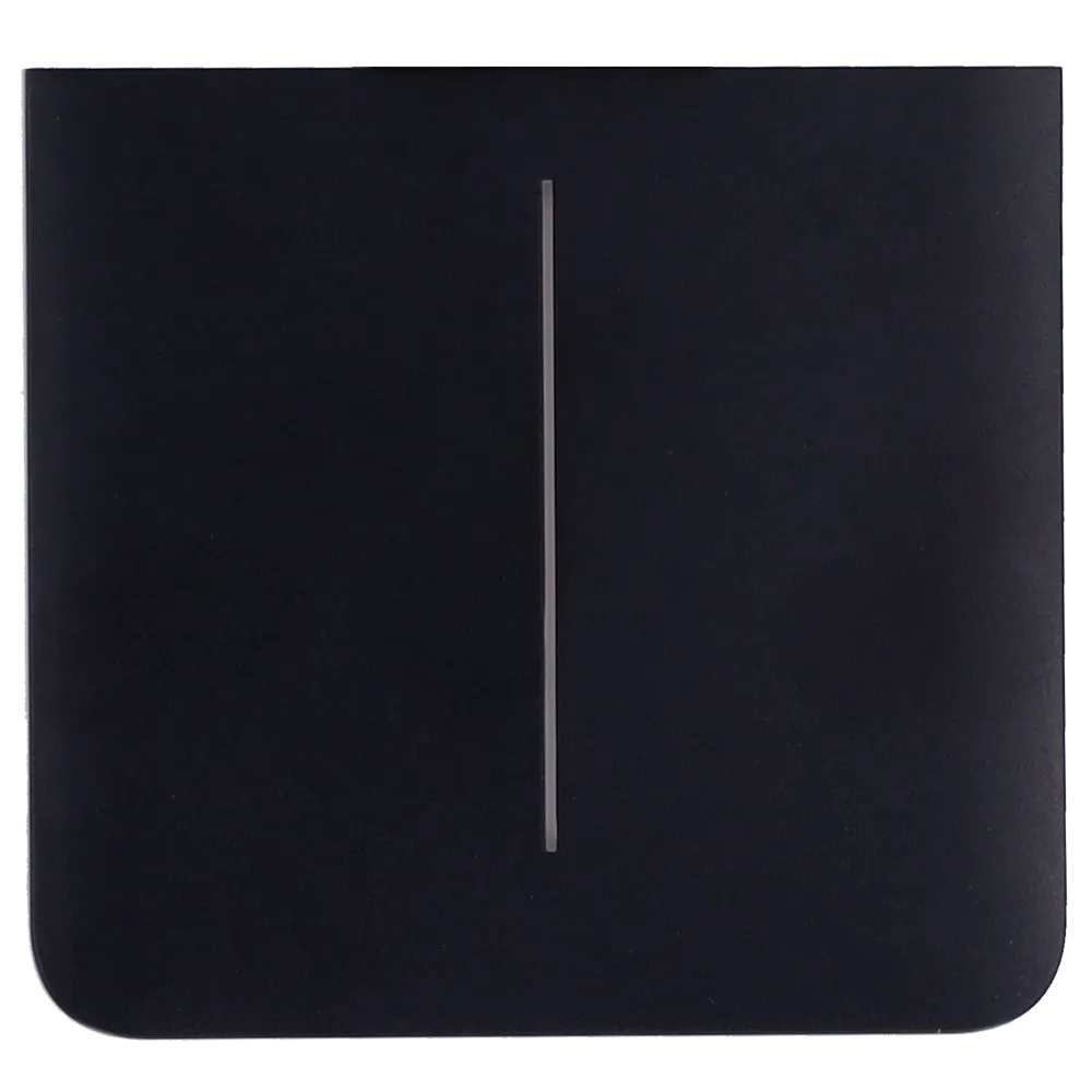 Panel táctil doble AJAX AJ-SIDEBUTTON-2G-B-VERT negro