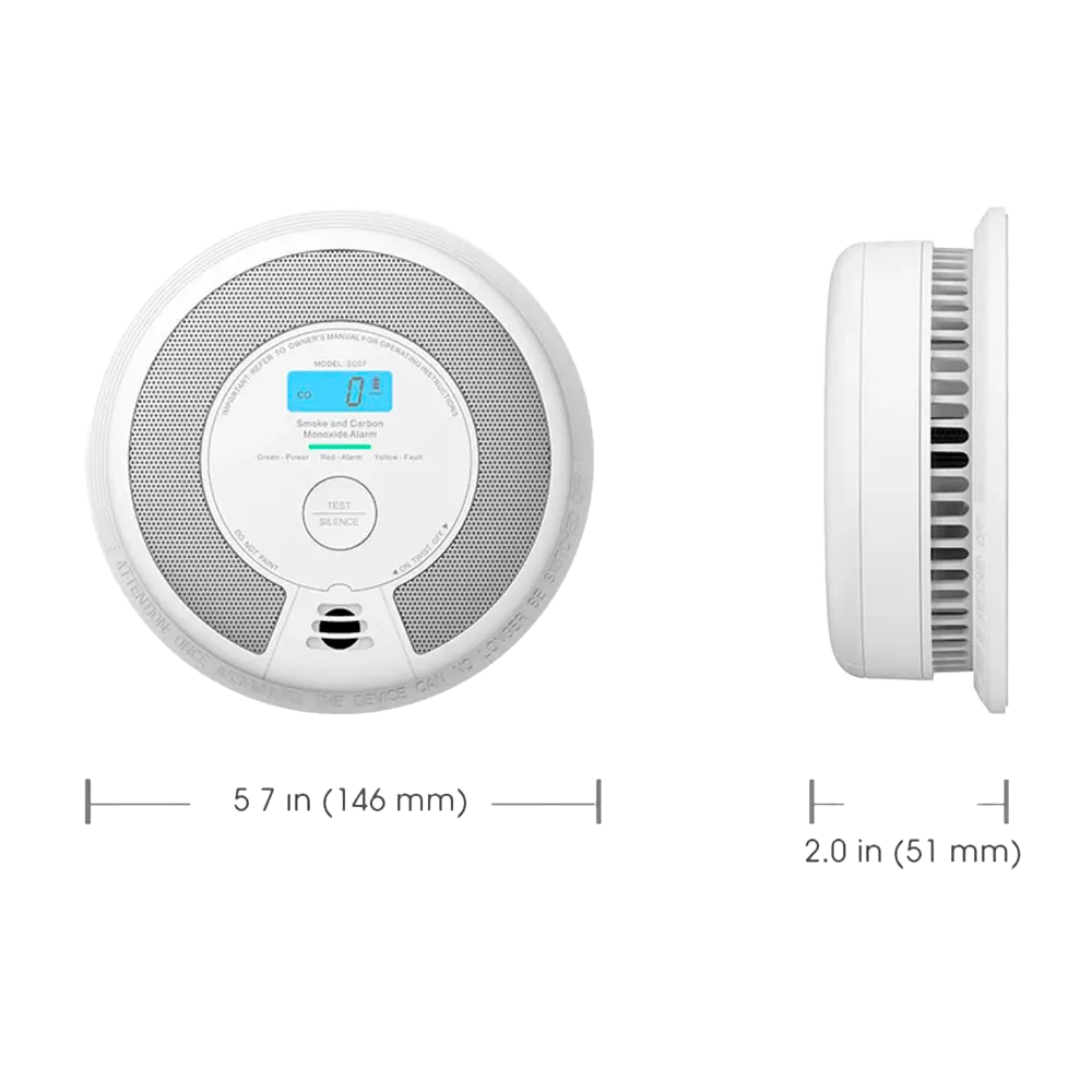 X-Sense SC07 Detector CO Autónomo con Sensor Electroquímico