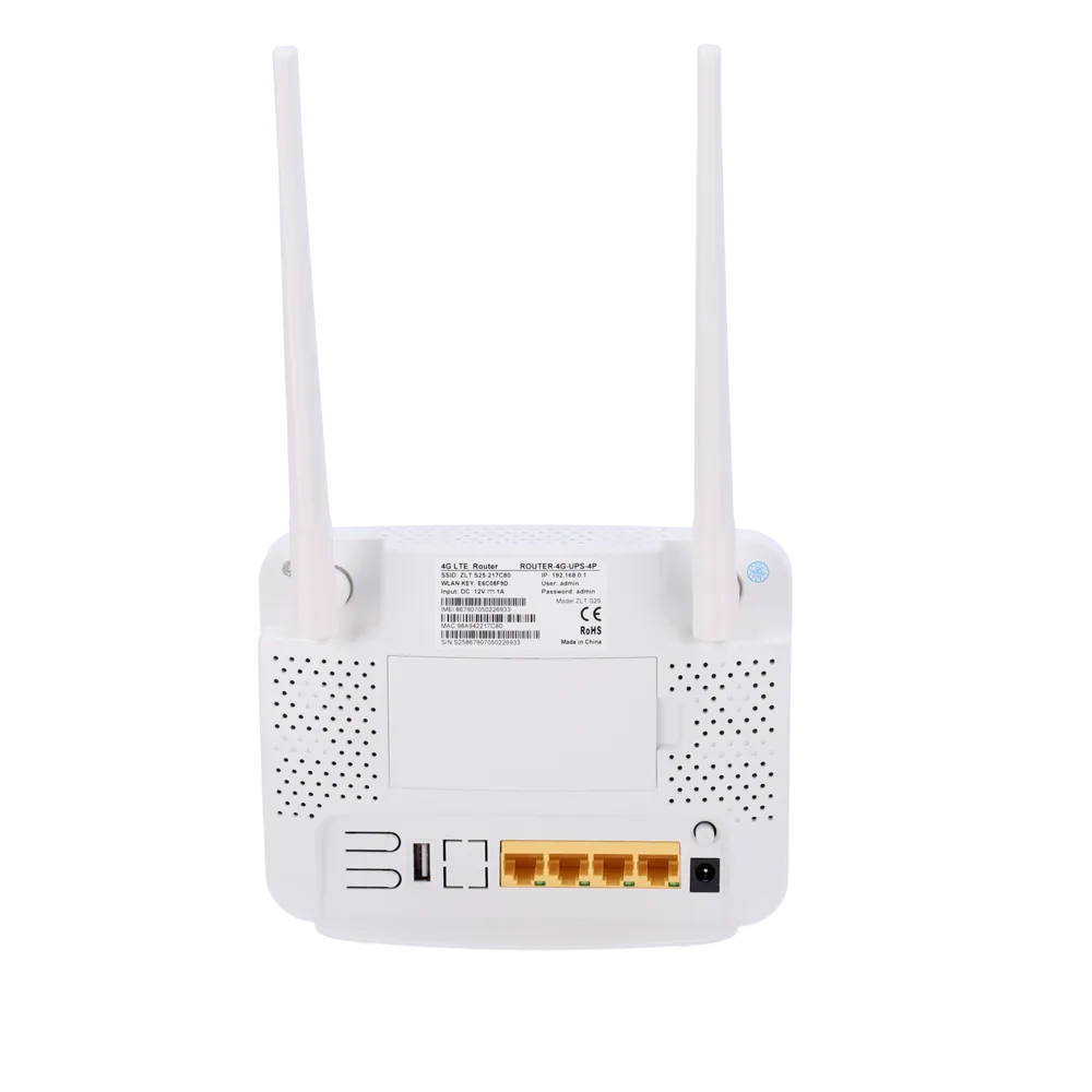 Router 4G Safire SF-ROUTER-4G-UPS-4P con Batería UPS