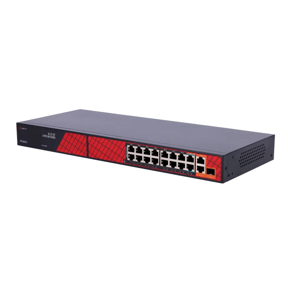 Switch PoE 14 Puertos Gigabit SF-SW1916HIPOE-HF-300 SFP
