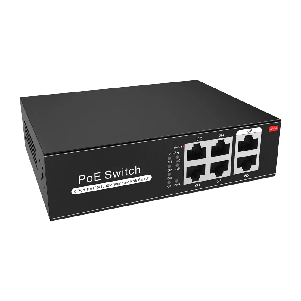Switch PoE 4 Puertos Gigabit SW0604POE-G-65-E No Gestionable