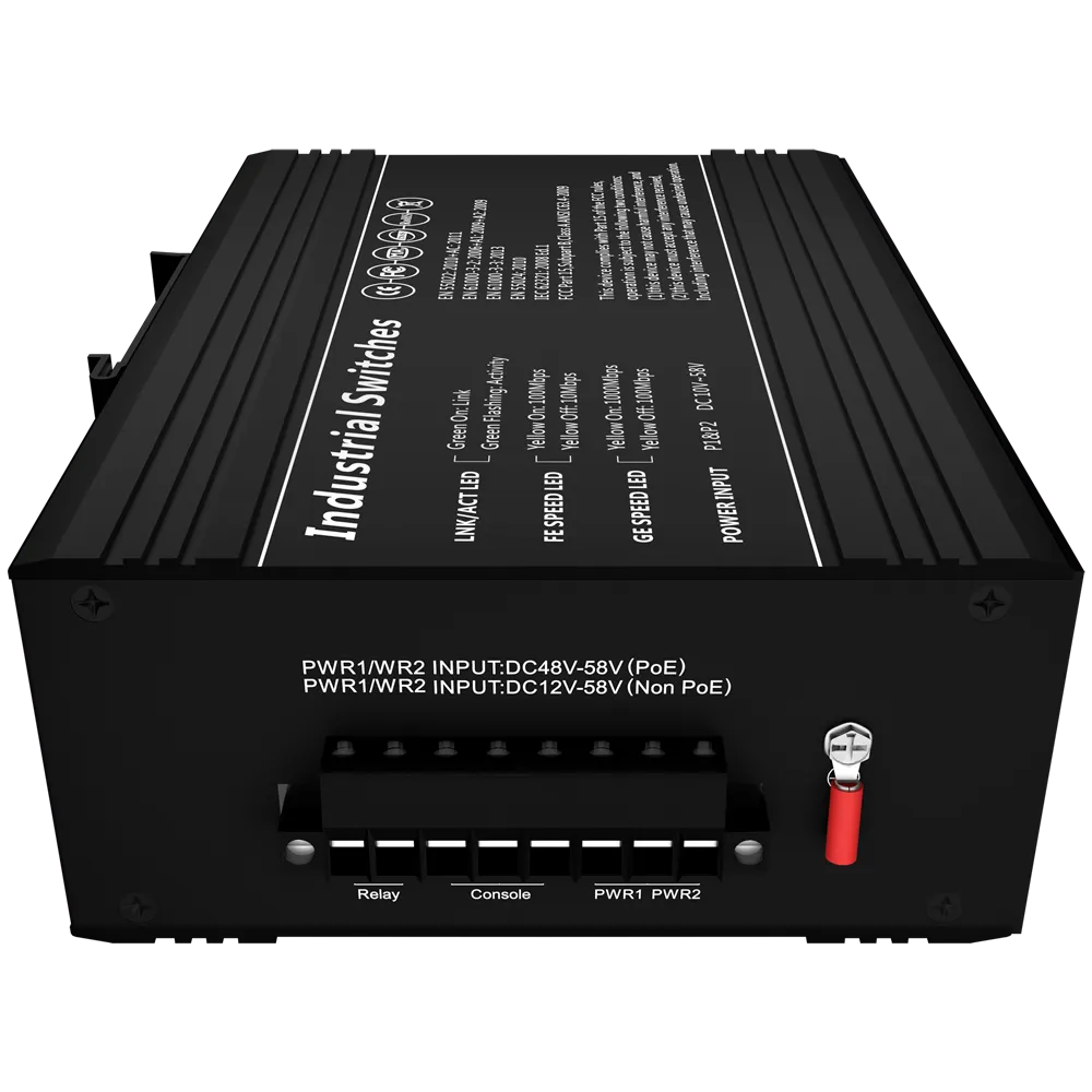 Switch PoE Gestionable SW1008HIPOE-MGF-240-DIN 8P + 2SFP