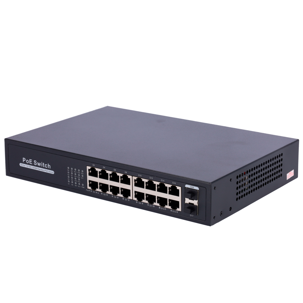 Marca blanca - SW1816POE-GF-250-E - Switch 16P Gigabit PoE No gestionable SFP - Imagen 3