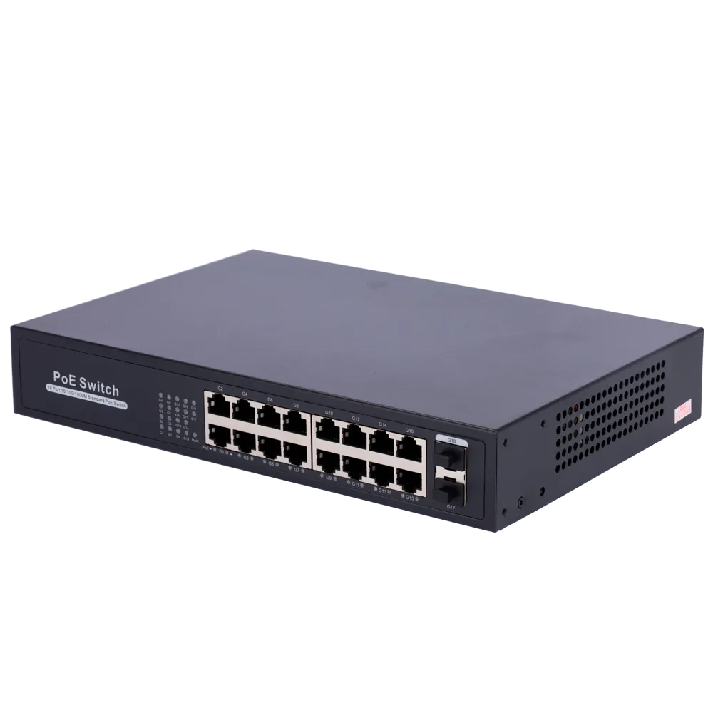 Switch 16 Puertos Gigabit PoE SW1816POE-GF-250-E 250W SFP