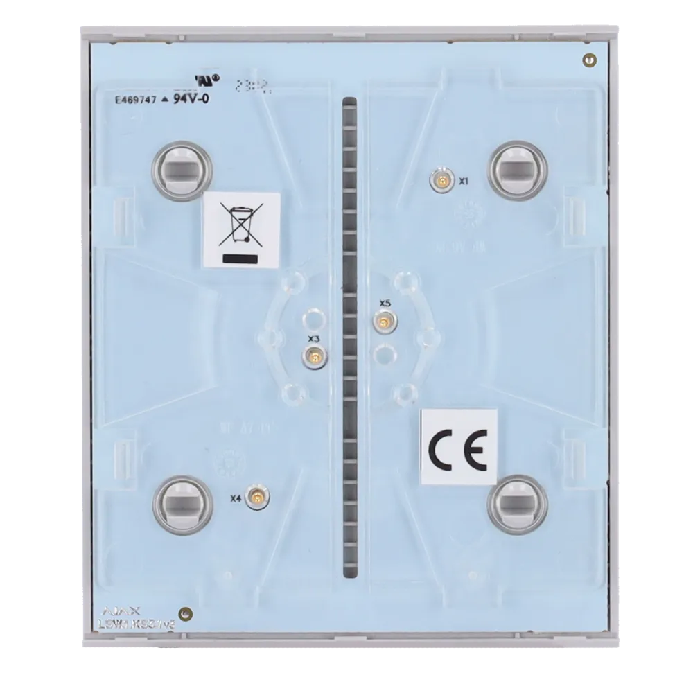 Panel Táctil Ajax AJ-CENTERBUTTON-1G2W-FOG Niebla 2W