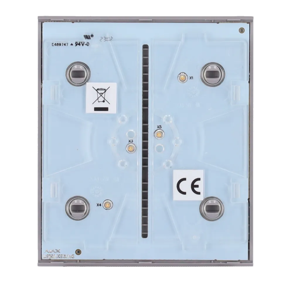 AJAX AJ-CENTERBUTTON-1G2W-GRE Interruptor Táctil Verde 2W