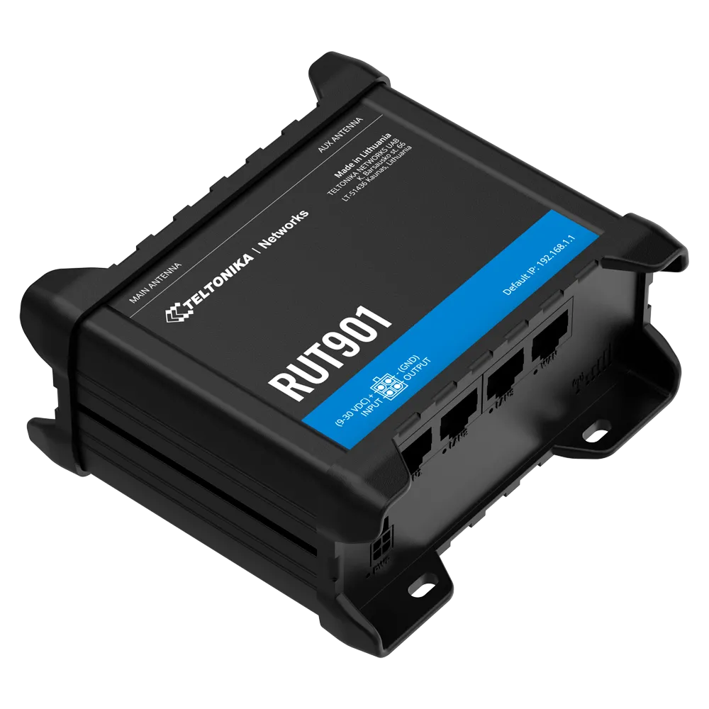 Router 4G Teltonika TK-RUT901 Cat 4 con WiFi Industrial