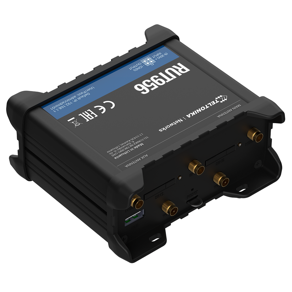 Teltonika - TK-RUT956 - Router 4G Cat 4 (Wi‑Fi, RS485) - Imagen 3