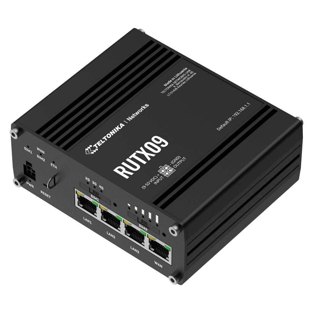 Teltonika - TK-RUTX09 - Router 4G Cat 6 (PoE) - Imagen 3