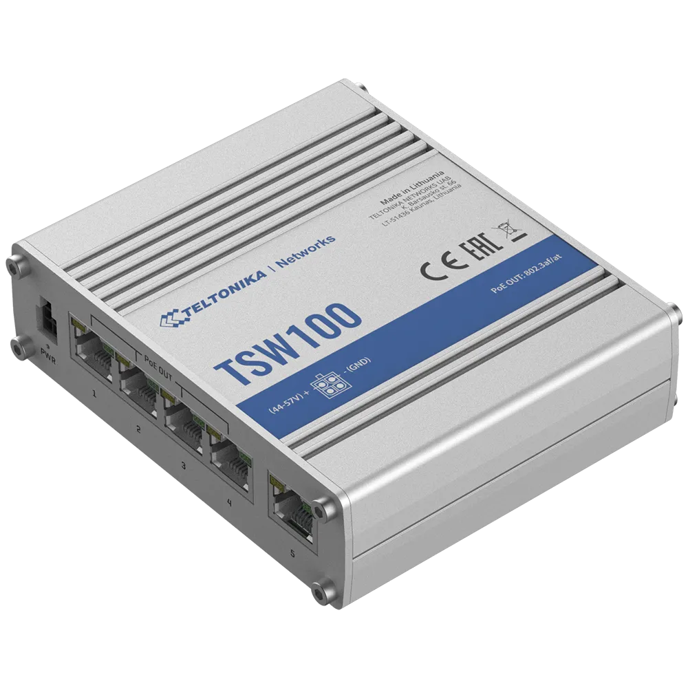 Switch Gigabit PoE TK-TSW100 5 Puertos No Gestionable