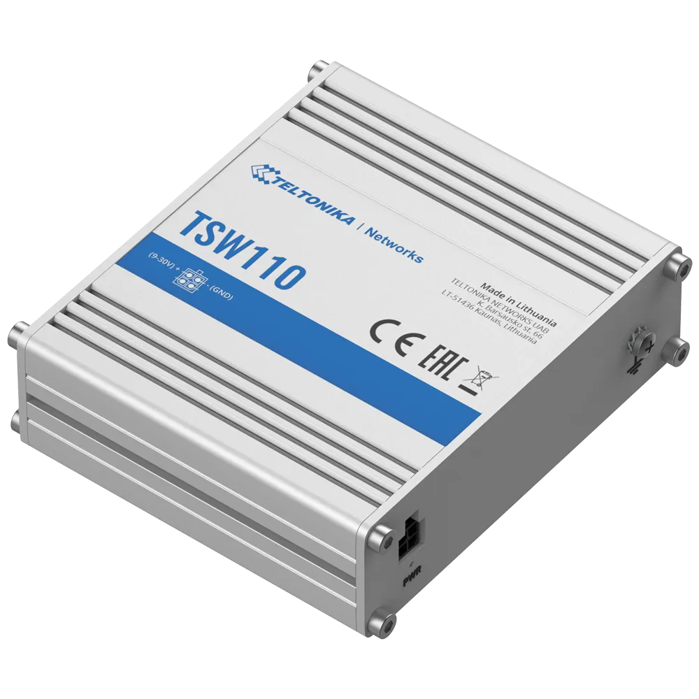 Switch Gigabit TK-TSW110 Teltonika 5 Puertos No Gestionable