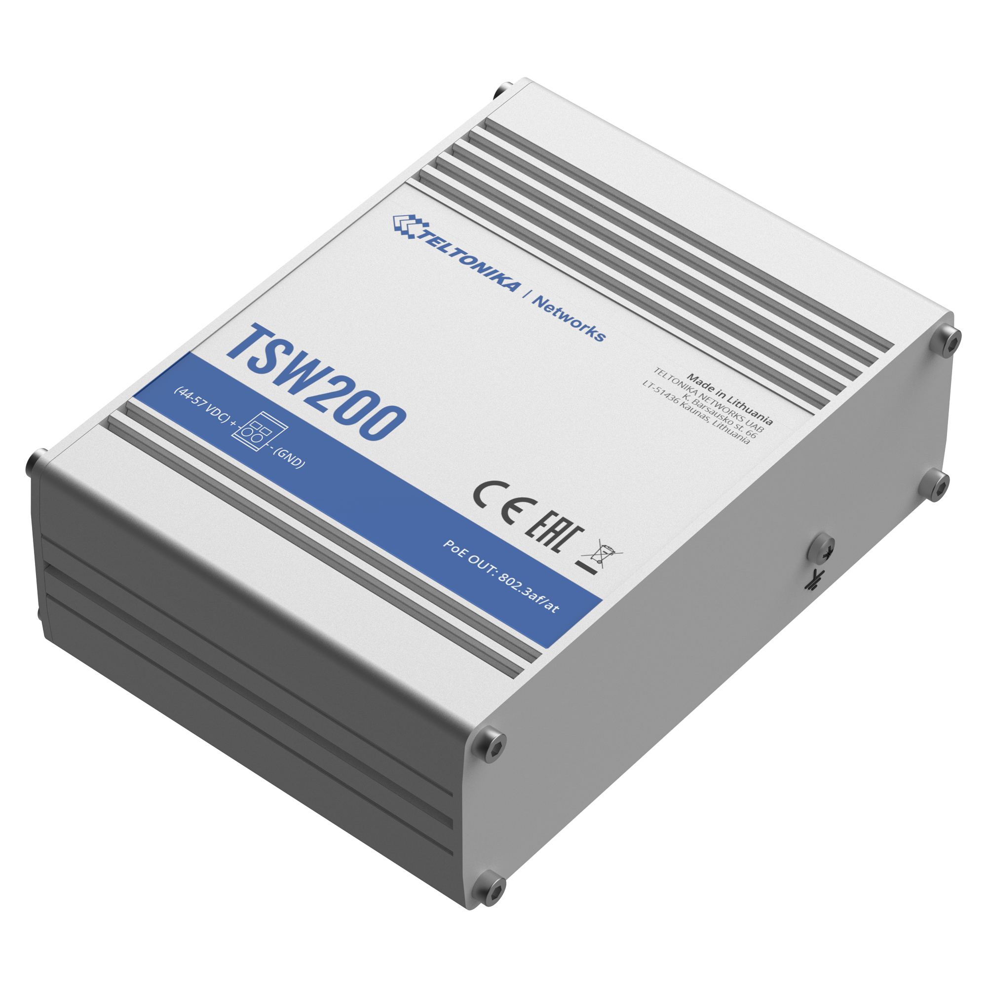 Teltonika - TK-TSW200 - Switch 8P Gigabit PoE No gestionable SFP - Imagen 3