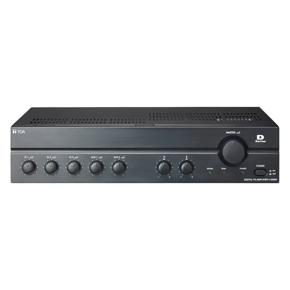 Amplificador TOA-A-2060DD-EB 60W 100V Mezclador Digital