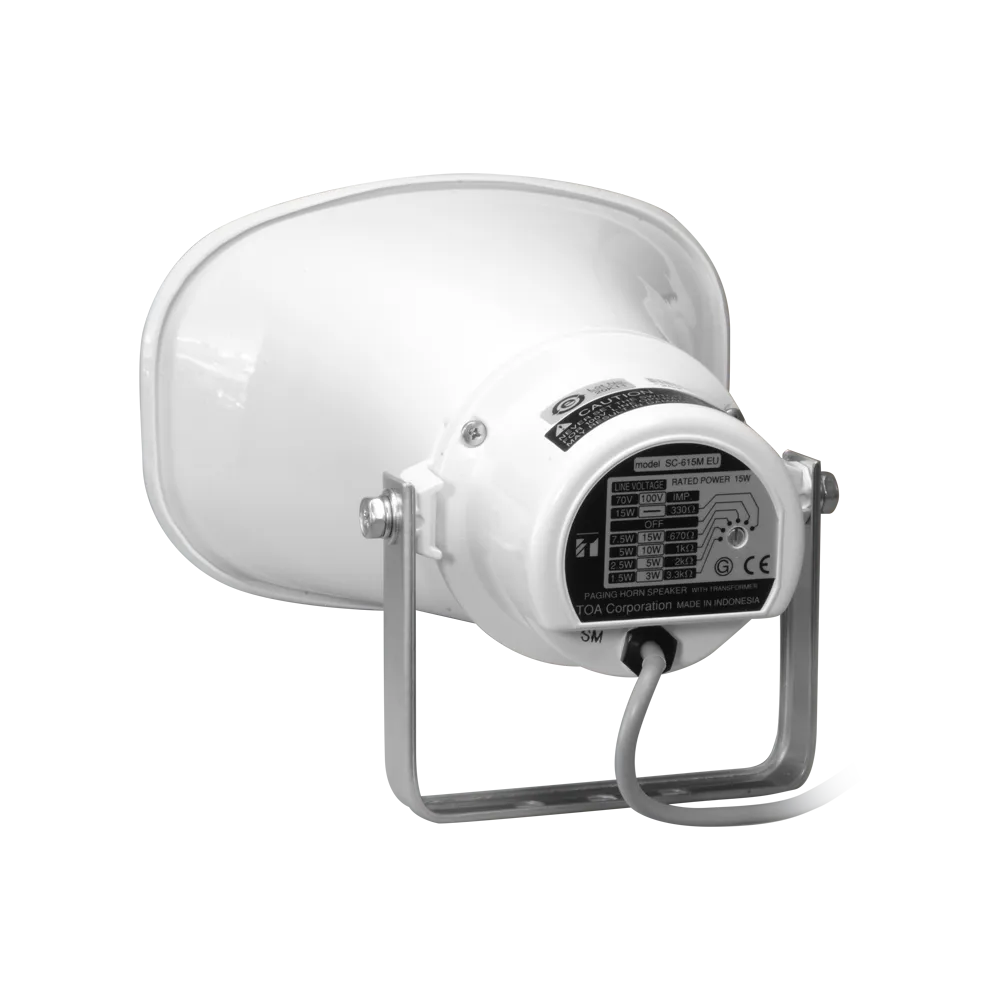 Bocina 3W exterior Aluminio TOA-SC-615M para megafonía