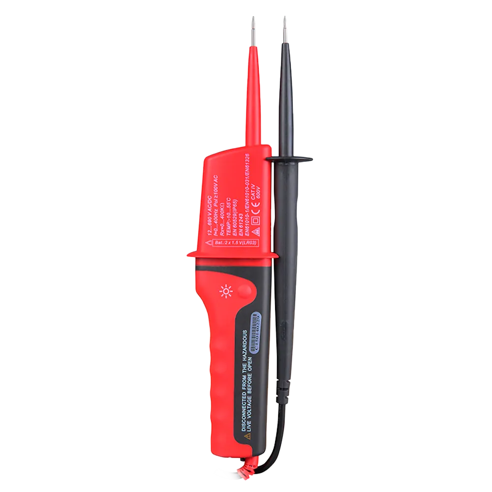 Medidor Eléctrico UT15C UNI-T 690V Detector de Voltaje