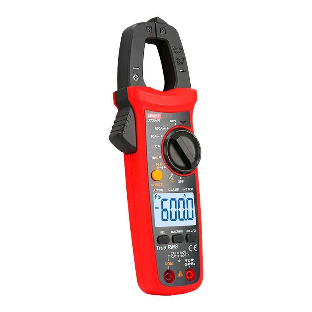 Pinza amperimétrica digital UNI-T UT204R 600V 600A