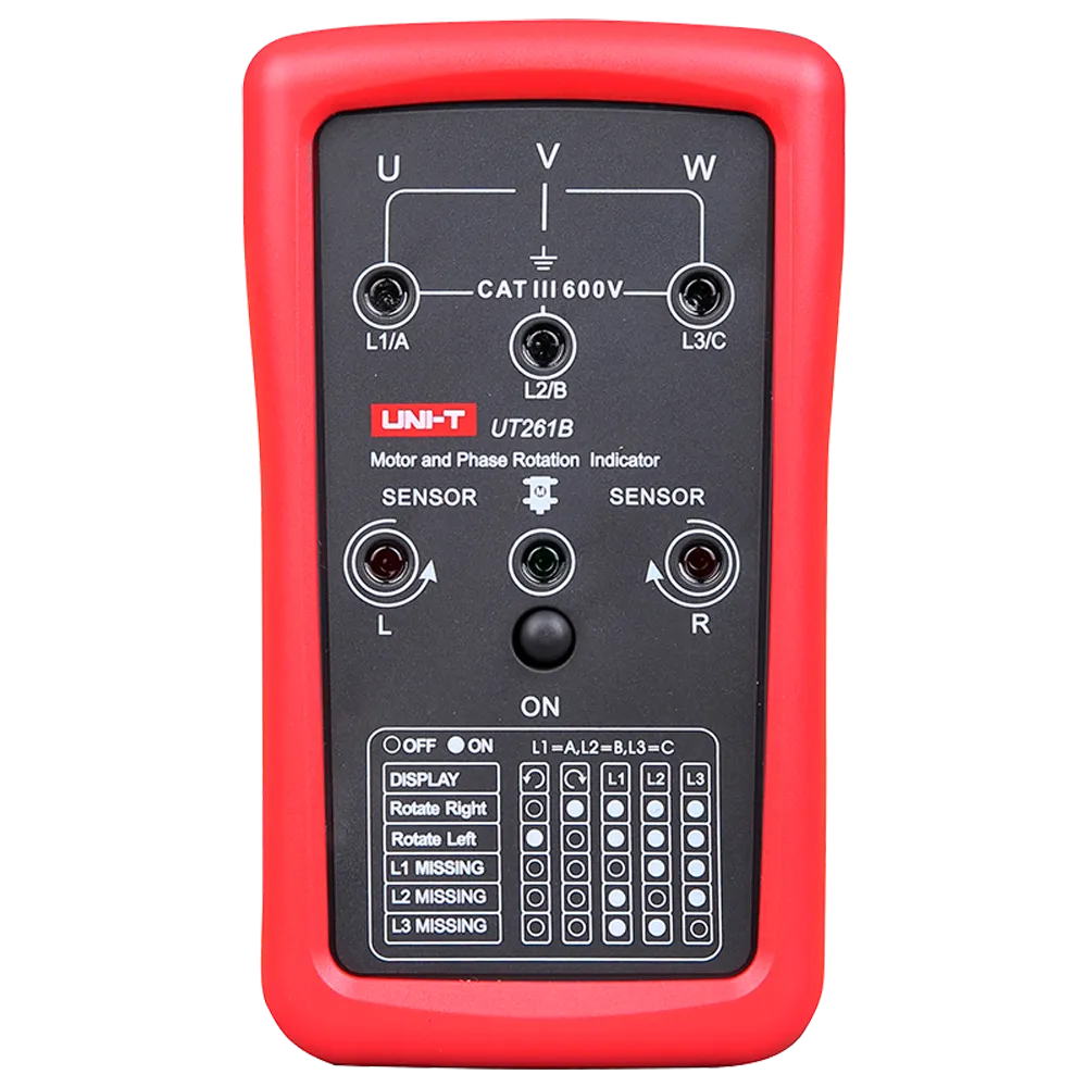 Medidor Eléctrico UNI-T UT261B 90-600V Trifásico