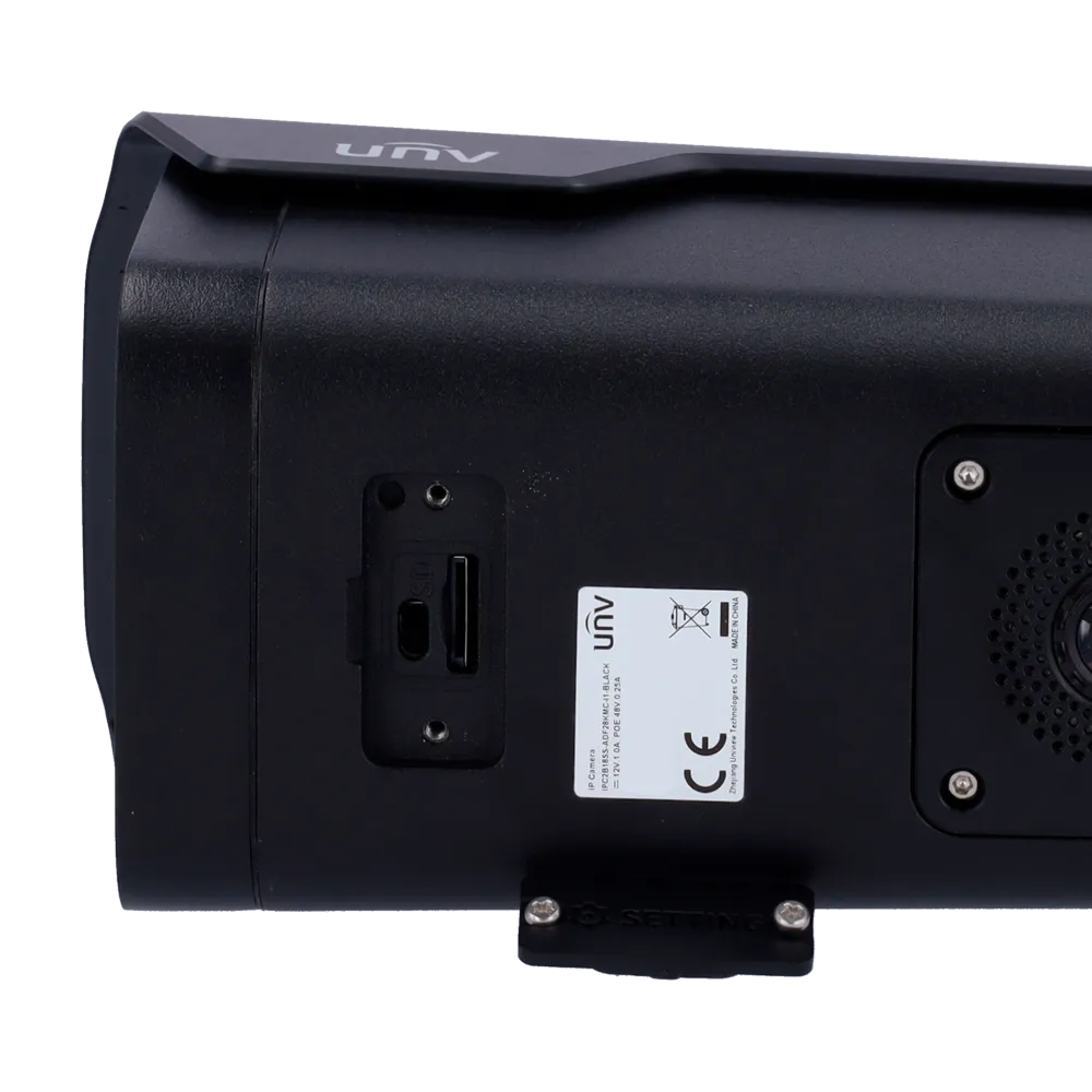 Uniview UV-IPC2B18SS-ADF28KMC-I1-BLACK IP Bullet 8MP 2.8mm IR 40m