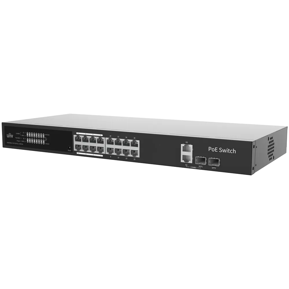 Switch Uniview UV-NSW3000-17GT1GP1GC-LPOE-IN 16P PoE Gestionable