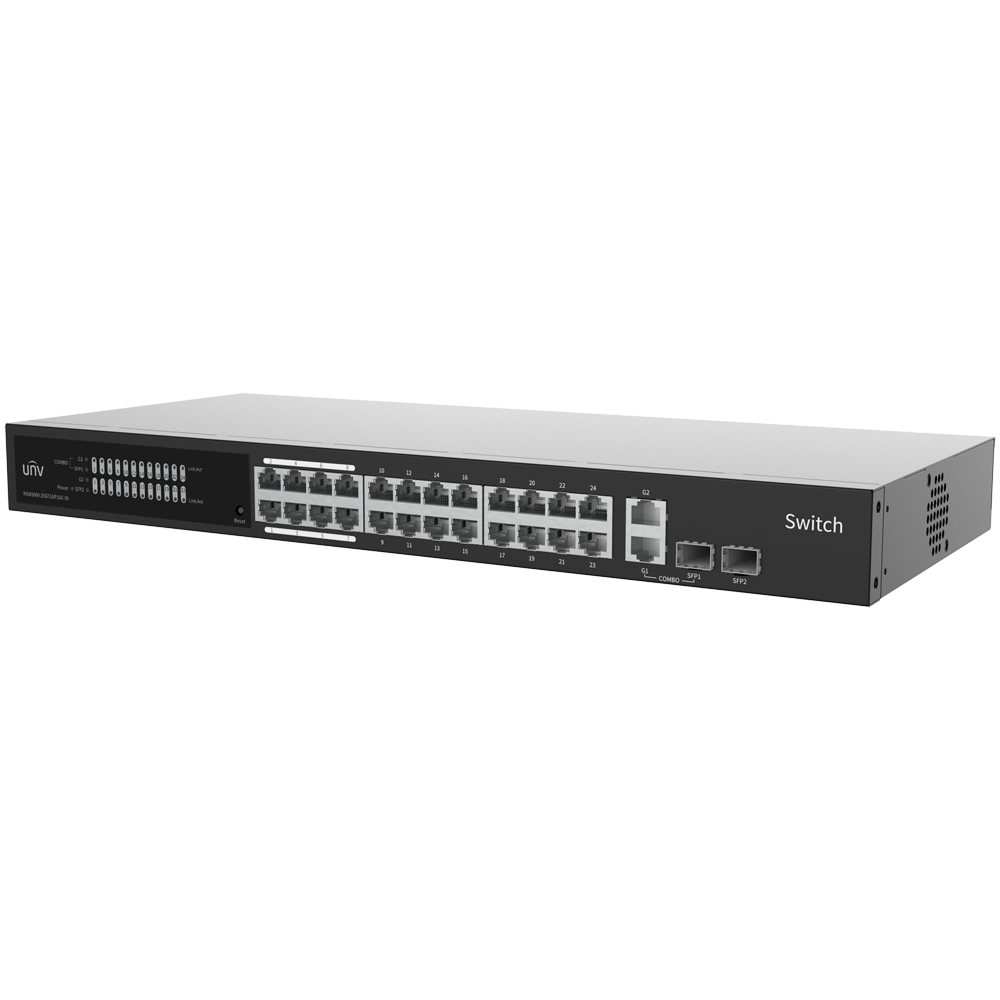 Uniview - UV-NSW3000-25GT1GP1GC-IN - Switch 24P Gigabit Sin PoE Gestionable SFP - Imagen 3