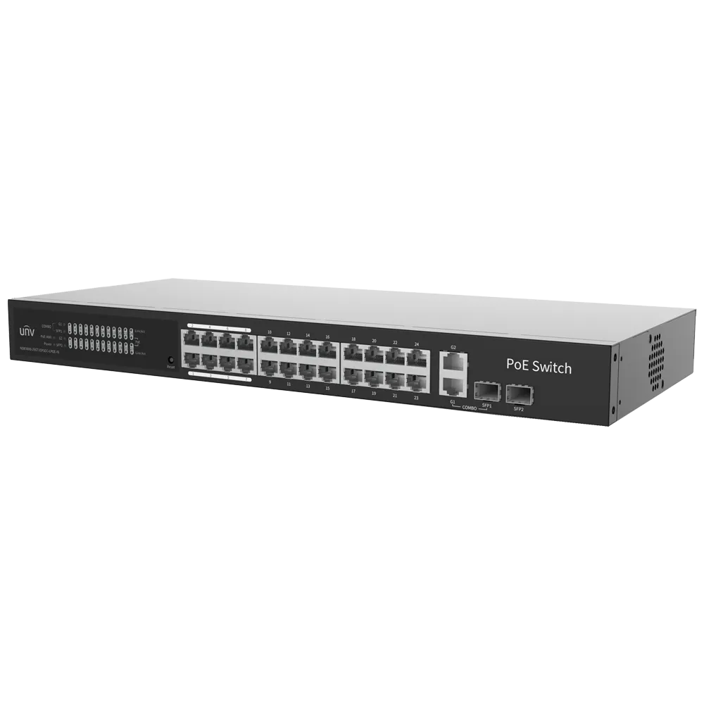 Switch PoE Gestionable Uniview 24 Puertos UV-NSW3000-25GT1GP1GC-LPOE-IN