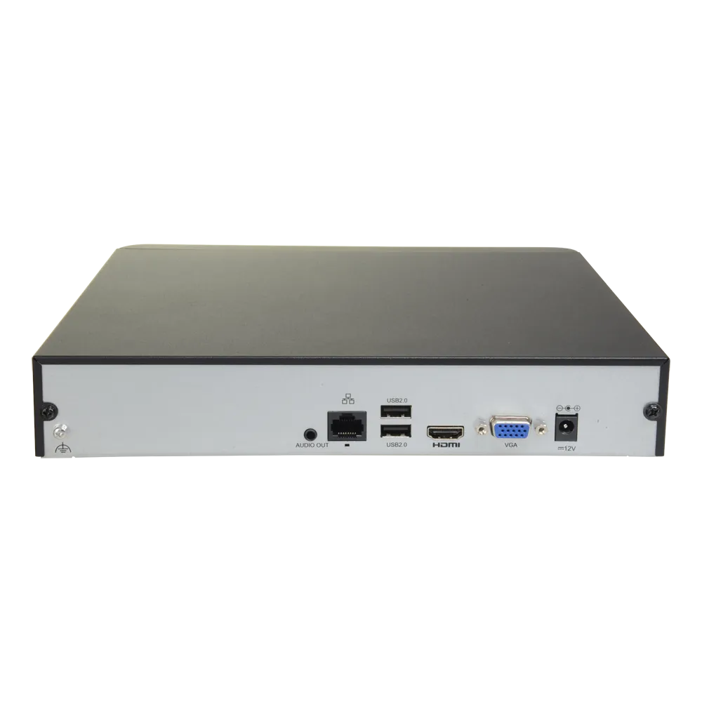 NVR Uniview UV-NVR301-04S3 4 Canales 4K H.265 con 1 HDD