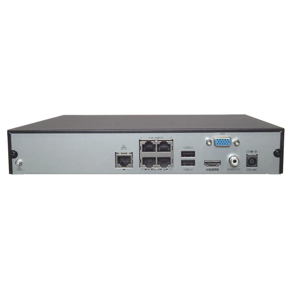 NVR Uniview UV-NVR301-04S3-P4 4 Canales PoE 4K H.265