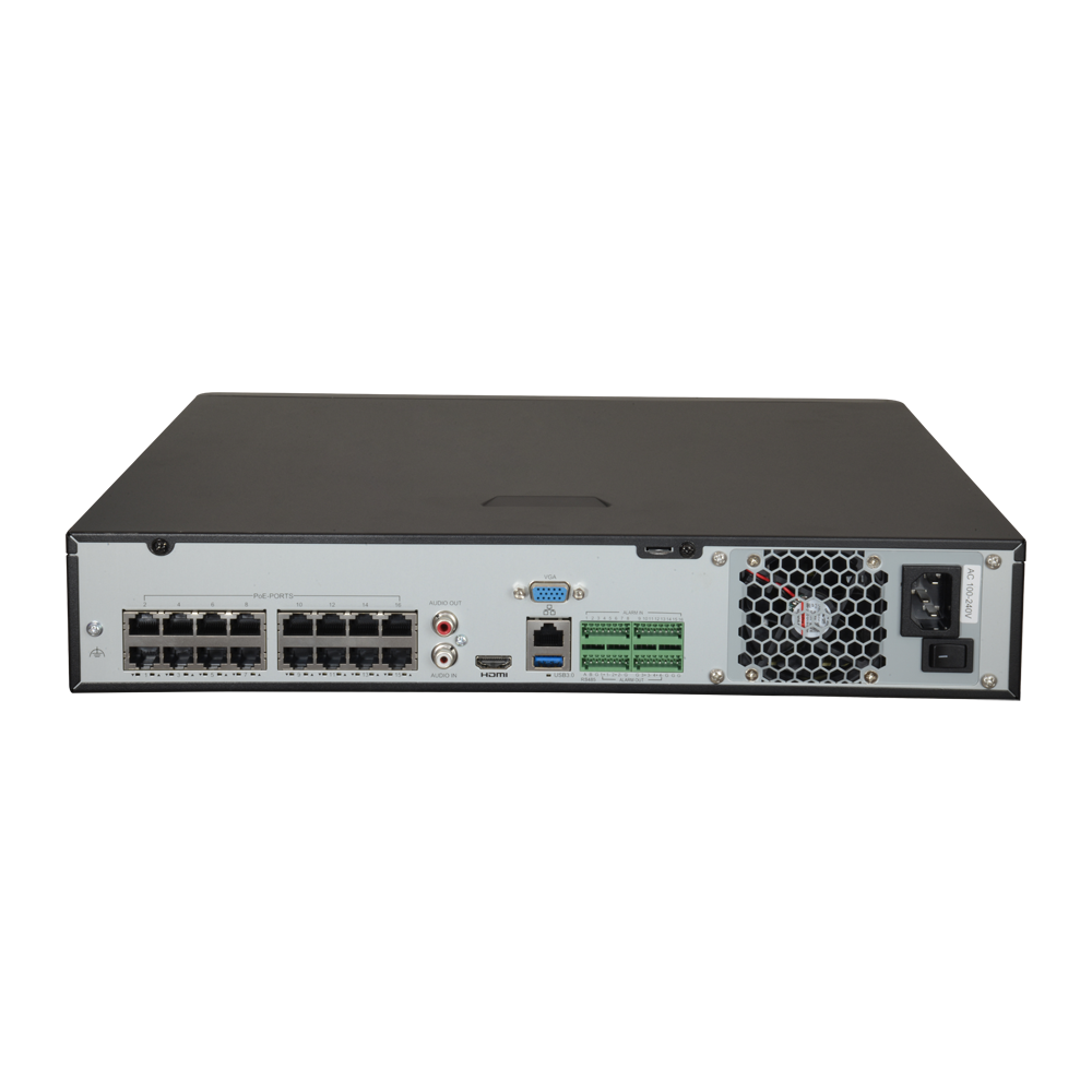 Uniview UV-NVR304-32S-P16 NVR – 16ch · PoE · 4 HDD · 4K · H.265 - Imagen 3