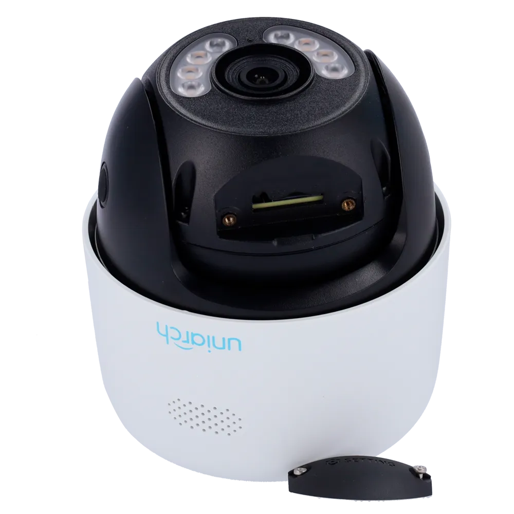 Cámara Domo IP 3MP Uniview UV-UHO-P1H-M3F4D Exterior