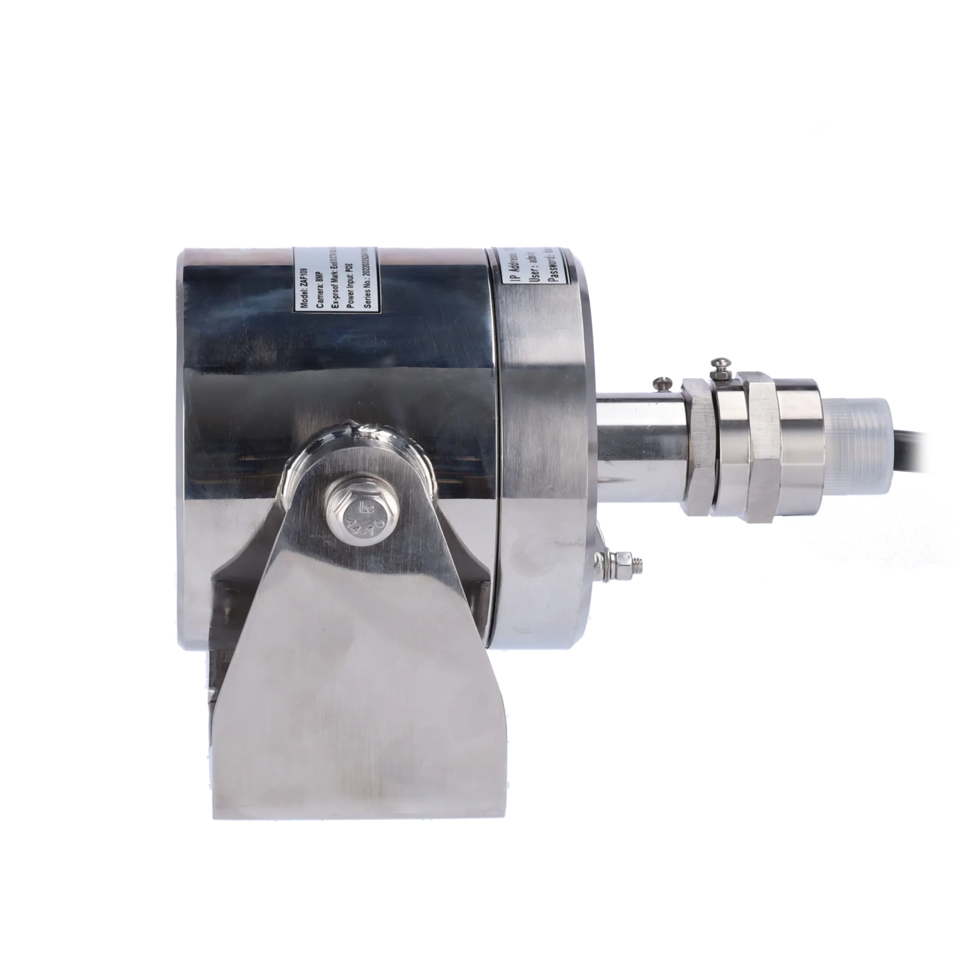 Cámara ATEX Antiexplosión UV-ZAF109S-IPC3618-CNEX 8MP