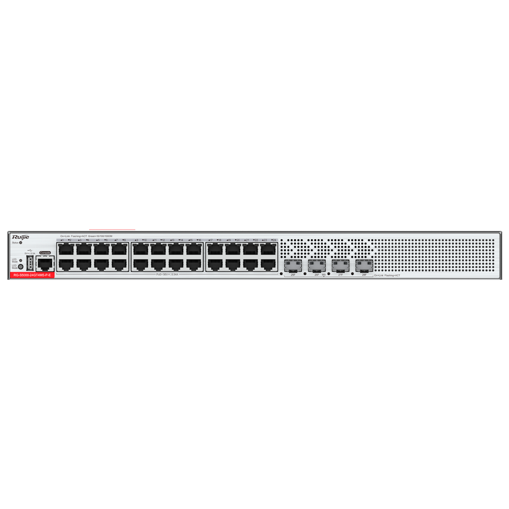 WIS-S5000-24GT4MS-P-E - Switch L2+ 24P PoE Cloud - Imagen 3