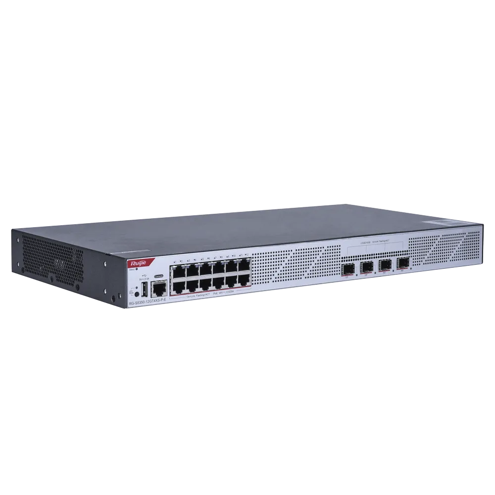 Switch L3 WIS-S5350-12GT4XS-P-E 12 Puertos PoE+ 10GE