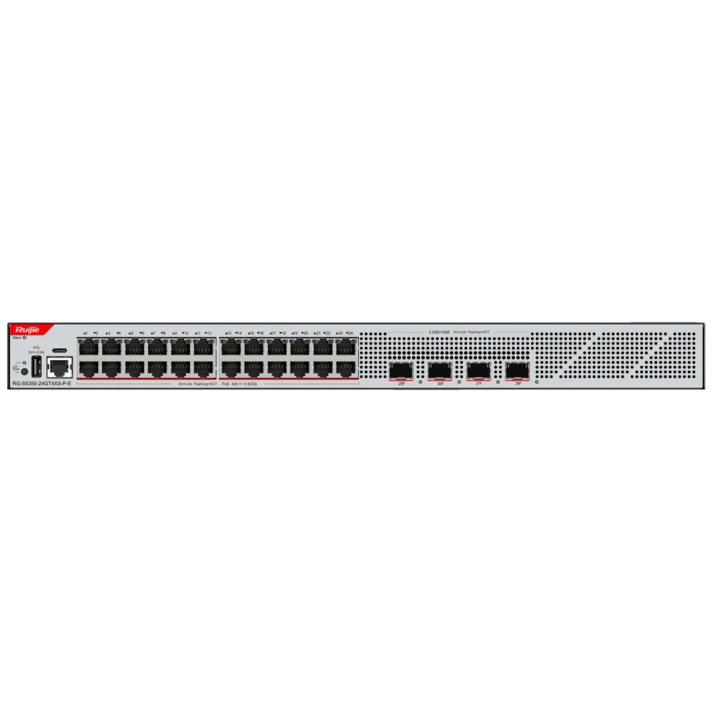 WIS-S5350-24GT4XS-P-E Switch L3 24 Puertos PoE Cloud