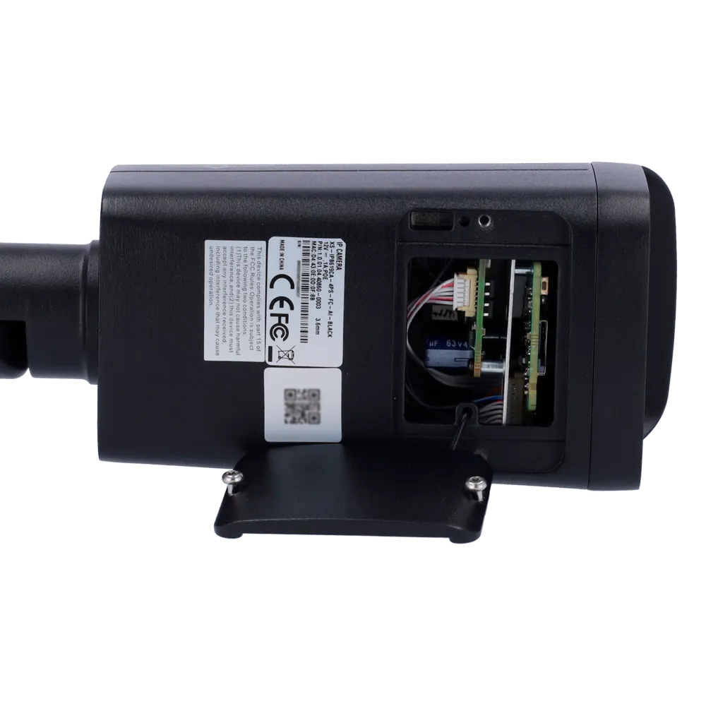 Cámara Bullet IP X-Security XS-IPB619CA-8PS-FC-AI-BLACK 8MP
