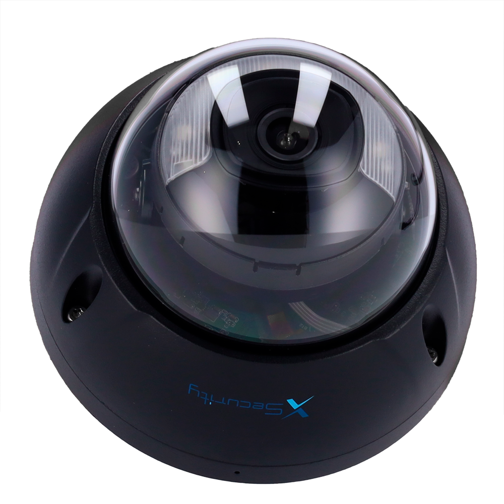 Desconocido XS-IPD842A-8P-DL-WIZ-BLACK Cámara Domo – IP · Exterior · IR · PoE - Imagen 3