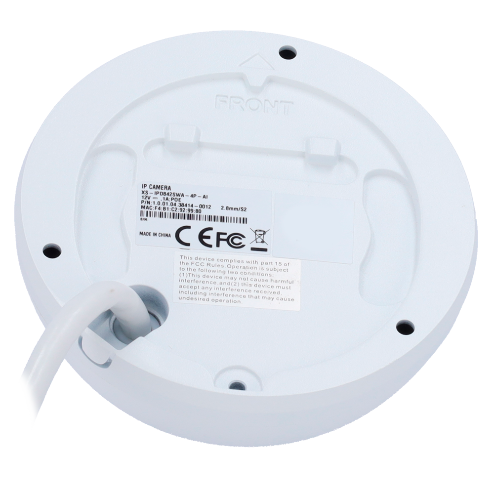 Desconocido XS-IPD842SWA-4P-AI Cámara Domo – IP · Exterior · IR · PoE - Imagen 3