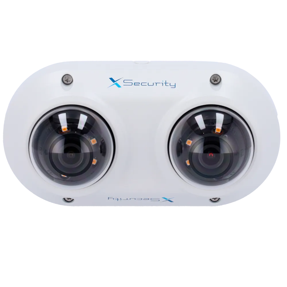 Cámara Domo IP Dual XS-IPD850A-4P-DUAL 4MP WizSense PoE