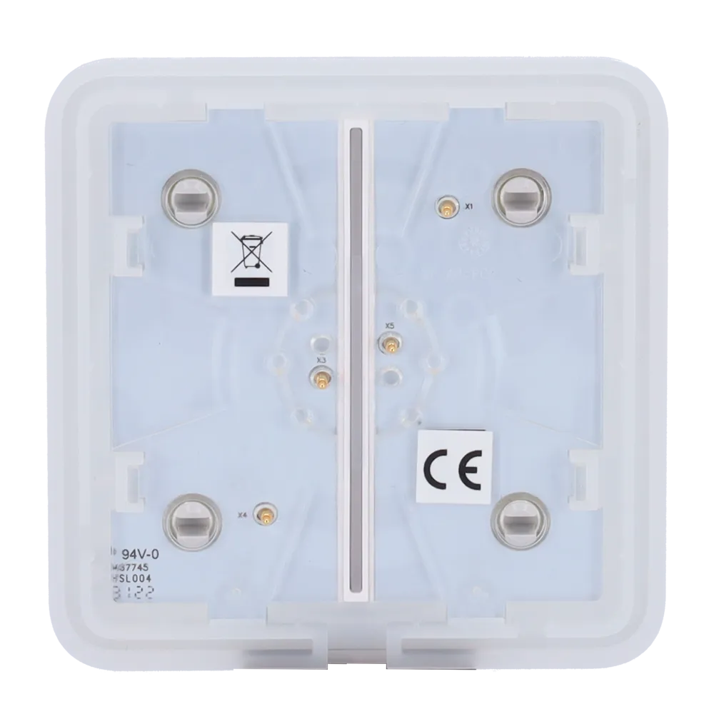 Panel Táctil Doble Ajax AJ-SOLOBUTTON-2G-FOG Niebla