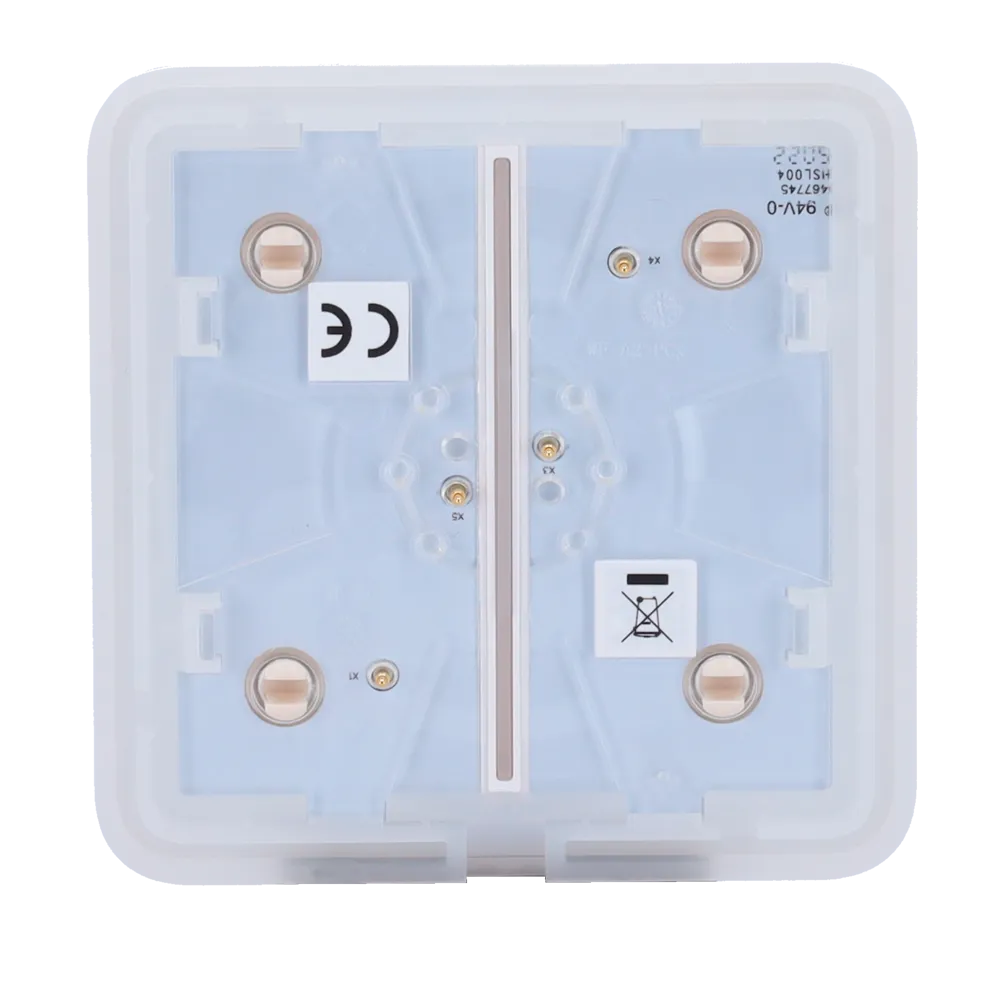 Interruptor Ajax LightSwitch 2 Gang Marfil AJ-SOLOBUTTON-2G-IVO