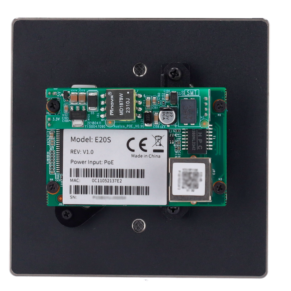 Placa videoportero - IP - empotrar / superficie - Akuvox - sin WiFi, PoE - IK10 - Ref. AK-E20S - Imagen 3