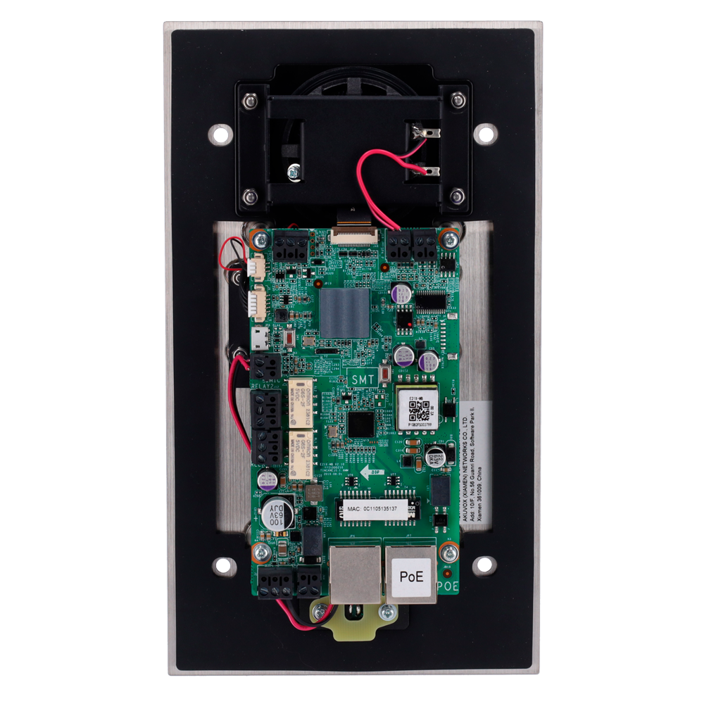Placa videoportero - IP - empotrar / superficie - Akuvox - Cámara 2 Mpx - sin WiFi, PoE - IP65 - Ref. AK-E21V - Imagen 3