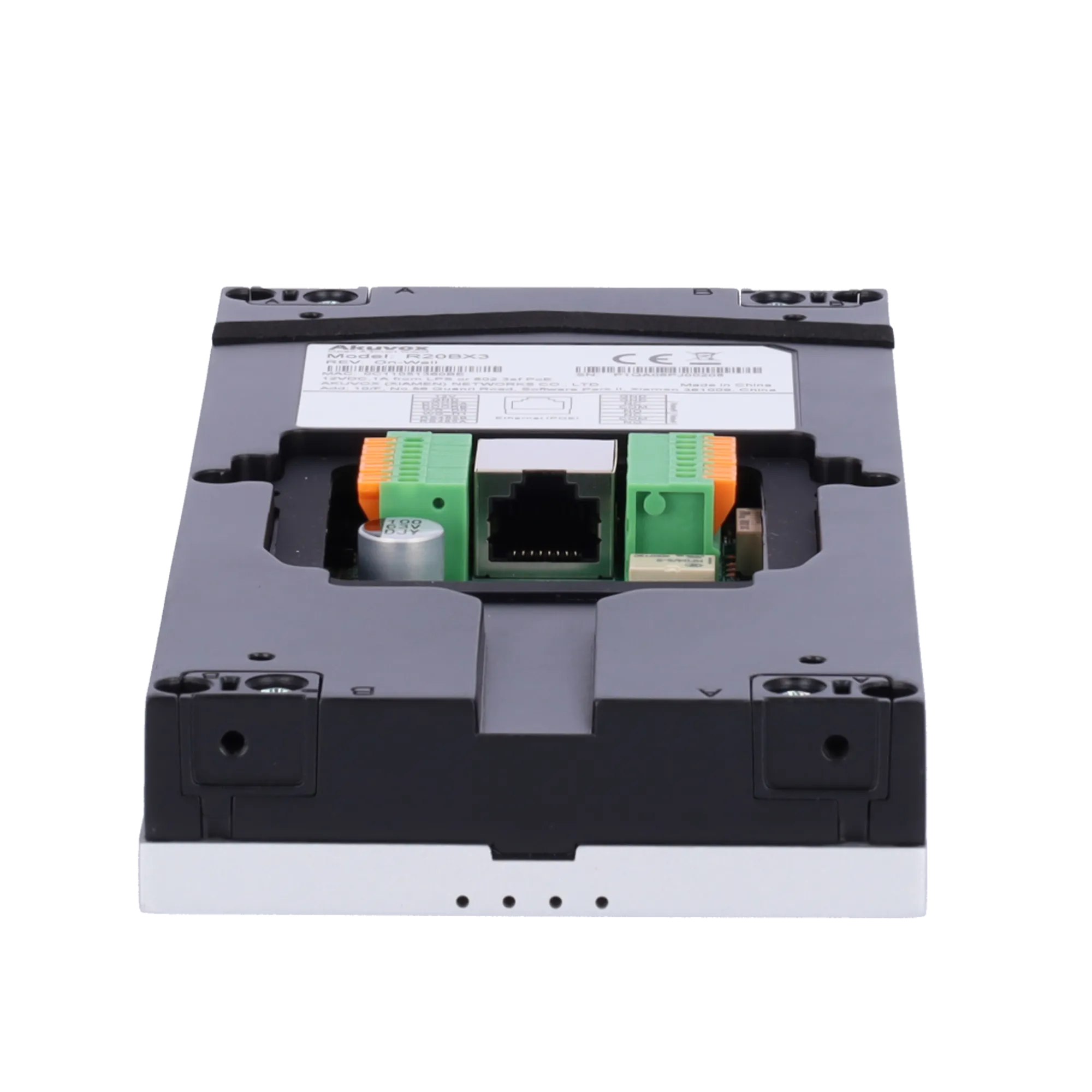 Placa Videoportero IP Akuvox AK-R20B-3B 3 Viviendas 2Mpx
